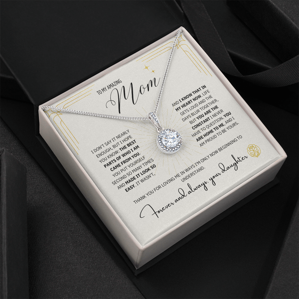 To Mom From Daughter: The Magnolia Bloom Necklace